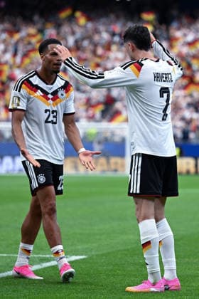Gc Houston (Stati Uniti) 14 06 2026 - Mondiali di Calcio 2026 Germania-Curacao foto Giacomo Cosua Image nella foto: esultanza gol Kai Havertz 