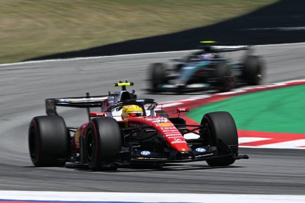 June 14, 2026, Garnolles, Spain: LEWIS HAMILTON (GBR) of Scuderia Ferrari 44 racing on race day of the 2026 Formula 1 Catalunya Spanish Grand Prix. F1 2026: Barcelona Grand Prix: Race Day  - ZUMAb177 20260614_aap_b177_051 Copyright: xTaidghxBarronx