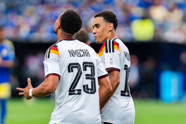 FIFA World Cup 2026, Group E, Match 1, Germany vs Curacao, 14 06 2026 at NRG Stadium in Houston, Texas Goal for 4 1 by Jamal Musiala here Felix Nmecha Copyright: xBahhoxKarax