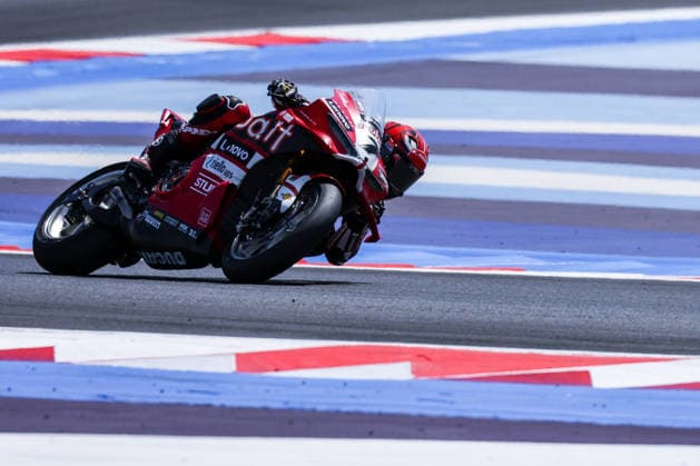June 14, 2026, Misano Adriatico, Rimini, Italy: Iker Lecuona of Aruba.it Racing - Ducati with Ducati Panigale V4R seen during FIM SBK Superbike World Championship, WM, Weltmeisterschaft Pirelli Emilia-Romagna Round 7 - Superpole Race at Misano World Circuit Marco Simoncelli. Misano Adriatico Italy - ZUMAs197 20260614_aaa_s197_125 Copyright: xFabrizioxCarabellix