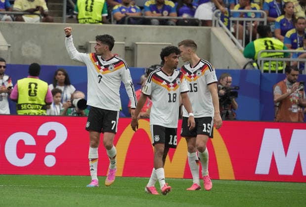 USA, World Cup FIFA 2026, preliminary round, Germany vs Curacao 14 06 2026, Houston Stadium, Houston, USA, World Cup FIFA 2026, preliminary round, Germany vs Curacao, pictured Kai Havertz Germany celebrates the goal for 3 1 nordphotoxGmbHx xBratic nph00250