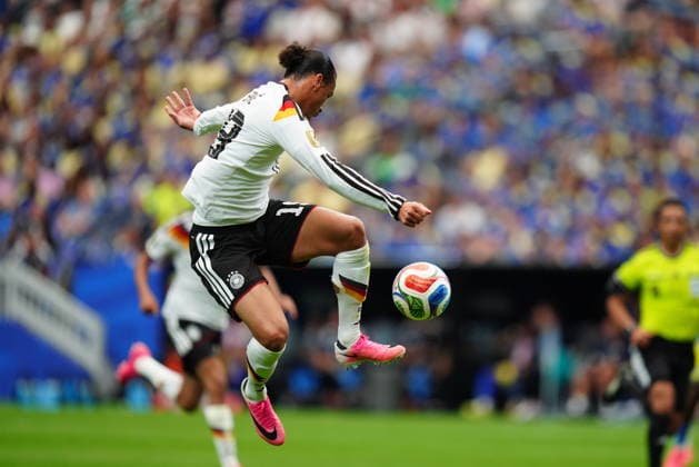 Germany v Curacao - FIFA World Cup, WM, Weltmeisterschaft, Fussball 2026 - Group E HOUSTON, UNITED STATES - JUNE 14: Leroy Sane of Germany in action during the 2026 FIFA World Cup First Stage Group E match between Germany and Curacao at NRG Stadium (Houston Stadium) in Houston, Texas, United States on June 14, 2026. Hakan Akgun Anadolu Texas United States. Editorial use only. Please get in touch for any other usage.  Copyright: x2026xAnadoluxHakanxAkgunx