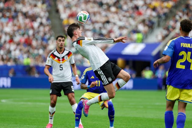 Kai Havertz Germany controls the ball during the FIFA World Cup 2026 Group E match between Germany and Curacao at Houston Stadium on June 14, 2026 in Houston, United States Photo by Torbjorn Tande DeFodi Images