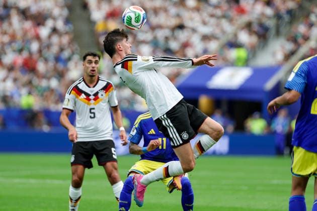 Kai Havertz Germany controls the ball during the FIFA World Cup 2026 Group E match between Germany and Curacao at Houston Stadium on June 14, 2026 in Houston, United States Photo by Torbjorn Tande DeFodi Images
