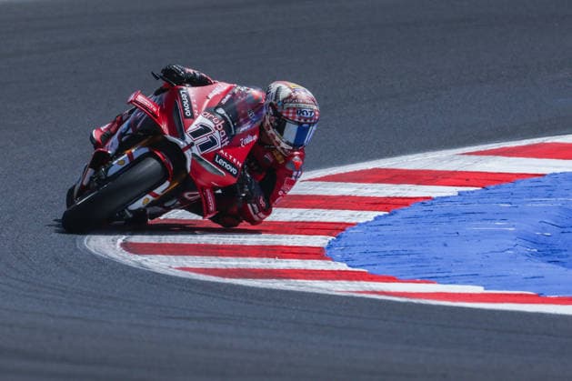 June 14, 2026, Misano Adriatico, Rimini, Italy: Nicolo Bulega of Aruba.it Racing - Ducati with Ducati Panigale V4R seen during FIM SBK Superbike World Championship, WM, Weltmeisterschaft Pirelli Emilia-Romagna Round 7 - Superpole Race at Misano World Circuit Marco Simoncelli in Misano Adriatico, Italy Misano Adriatico Italy - ZUMAs197 20260614_aaa_s197_131 Copyright: xFabrizioxCarabellix