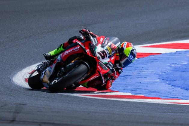June 14, 2026, Misano Adriatico, Rimini, Italy: Yari Montella of Barni Spark Racing Team with Ducati Panigale V4R seen during FIM SBK Superbike World Championship, WM, Weltmeisterschaft Pirelli Emilia-Romagna Round 7 - Superpole Race at Misano World Circuit Marco Simoncelli in Misano Adriatico, Italy Misano Adriatico Italy - ZUMAs197 20260614_aaa_s197_134 Copyright: xFabrizioxCarabellix