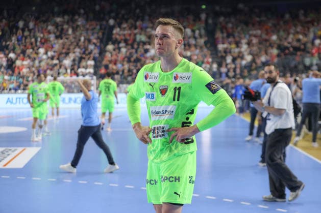 14 06 2026, xtgx, Handball, EHF Champions League Final, FC Barcelona Füchse Berlin v l Lasse Andersson Berlin, 11 disappointed, looks disappointed, disappointed Koeln