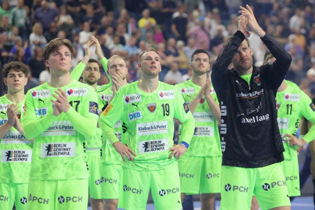 14 06 2026, xtgx, Handball, EHF Champions League Final, FC Barcelona Füchse Berlin v l Mathias Gidsel Berlin, 19 disappointed, looks disappointed, disappointed Koeln