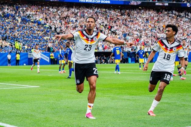 FIFA World Cup 2026, Group E, Match 1, Germany vs Curacao, 14 06 2026 at NRG Stadium in Houston, Texas Goal for 1 0 by Felix Nmecha Copyright: xBahhoxKarax