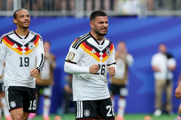Deniz Undav Germany celebrates after scoring his team s sixth goal during the FIFA World Cup 2026 Group E match between Germany and Curacao at Houston Stadium on June 14, 2026 in Houston, United States Photo by Torbjorn Tande DeFodi Images
