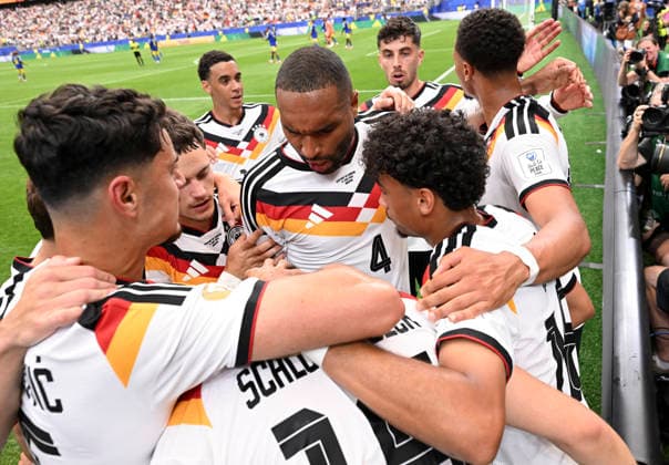 (260615) -- HOUSTON, June 15, 2026 -- Players of Germany celebrate a goal during the group E match between Germany and Curacao at the 2026 FIFA World Cup, WM, Weltmeisterschaft, Fussball at Houston Stadium in Houston, the United States, June 14, 2026. ) (SP)U.S.-HOUSTON-FOOTBALL-FIFA WORLD CUP-GROUP E-GER VS CUW XiaoxYijiu 