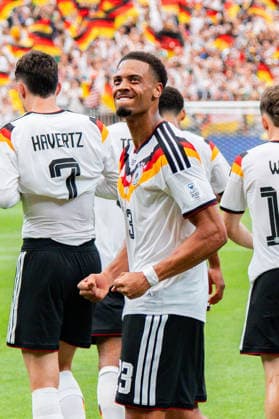 FIFA World Cup 2026, Group E, Match 1, Germany vs Curacao, 14 06 2026 at NRG Stadium in Houston, Texas Goal for 3 1 from penalty kick by Kai Havertz Felix Nmecha Copyright: xBahhoxKarax