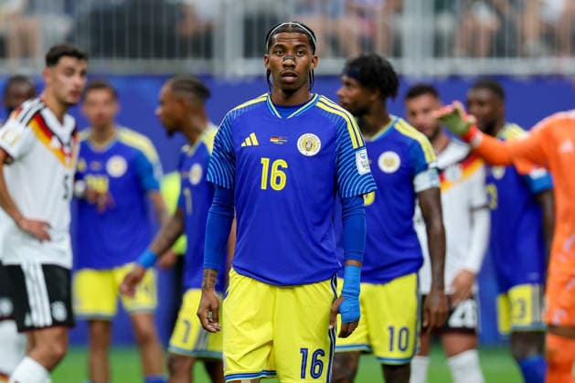 Jearl Margaritha Curacao looks on during the FIFA World Cup 2026 Group E match between Germany and Curacao at Houston Stadium on June 14, 2026 in Houston, United States Photo by Torbjorn Tande DeFodi Images
