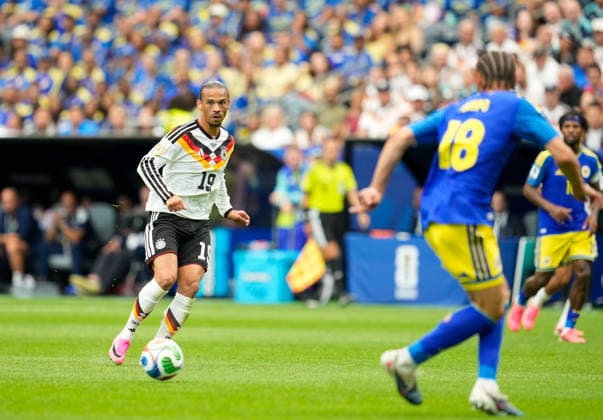 Leroy Sane Germany, 19 plays the ball during the group match against Curacao USA, FIFA World Cup, Germany vs Curacao, Houston, 14 06 2026 USA, FIFA World Cup, Germany vs Curacao, Houston, 14 06 2026 Houston Copyright: xEibner-Pressefoto ScottxColemanx EP_SCN