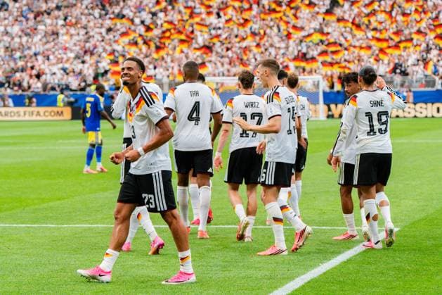 FIFA World Cup 2026, Group E, Match 1, Germany vs Curacao, 14 06 2026 at NRG Stadium in Houston, Texas Goal for 3 1 from penalty by Kai Havertz Felix Nmecha Copyright: xBahhoxKarax
