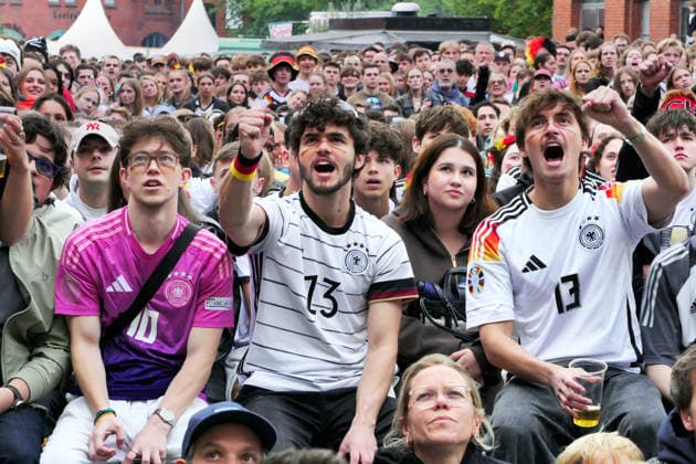 14 06 2026, Berlin Germany Public Viewing Mens World Cup in the Kulturbrauerei in Prenzlauer Berg