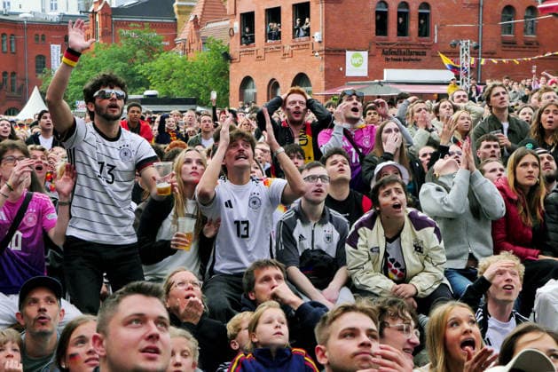 14 06 2026, Berlin Germany Public Viewing Mens World Cup in the Kulturbrauerei in Prenzlauer Berg