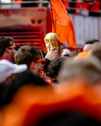 DALLAS Orange supporters march in the Orange march to the stadium during the Netherlands vs Japan match at the 2026 World Cup at AT T Stadium on June 14, 2026, in Dallas, United States Photo by Stefan Koops EYE4IMAGES DeFodi Images