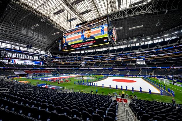 DALLAS Preparation during Netherlands vs Japan at the 2026 World Cup at AT T Stadium on June 14, 2026, in Dallas, United States Photo by Stefan Koops EYE4IMAGES DeFodi Images