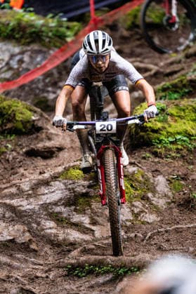 MOUNTAINBIKE - UCI MTB World Series LEOGANG,AUSTRIA,14.JUN.26 - CYCLING, MOUNTAIN BIKE - UCI Mountainbike World Cup, Cross-Country Olympic. Image shows Nina Graf (GER).  GEPAxpictures xJulioxArellano