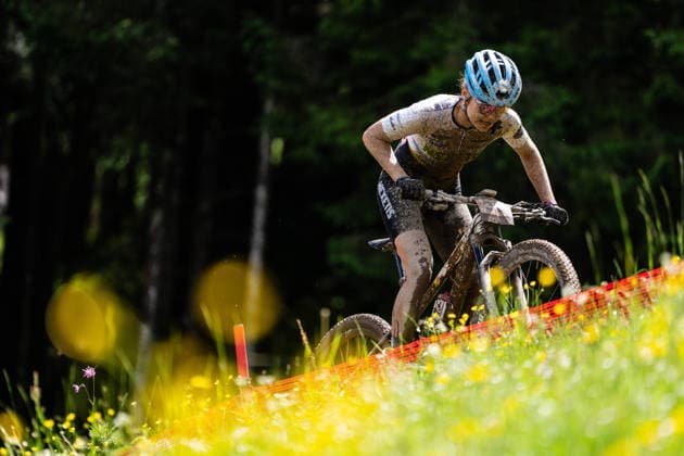 MOUNTAINBIKE - UCI MTB World Series LEOGANG,AUSTRIA,14.JUN.26 - CYCLING, MOUNTAIN BIKE - UCI Mountainbike World Cup, Cross-Country Olympic. Image shows Ginia Caluori (SUI).  GEPAxpictures xJulioxArellano
