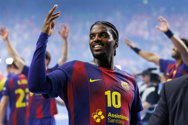 Dika MEM FC Barcelona Barca, 10 , Barca players celebrate the Champions League victory, jubilation, joy, passion, success, emotion, enthusiasm, positive emotions GER, FC Barcelona Barca vs Fuechse Berlin, handball, TruckScout24 EHF FINAL4 2026, final, season 2025 2026, 14 06 2026, GER, FC Barcelona Barca vs Fuechse Berlin, handball, TruckScout24 EHF FINAL4 2026, final, season 2025 2026, 14 06 2026, Cologne Copyright: xEibnerxPressefoto OliverxSchmidtx EP_OST