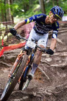 MOUNTAINBIKE - UCI MTB World Series LEOGANG,AUSTRIA,14.JUN.26 - CYCLING, MOUNTAIN BIKE - UCI Mountainbike World Cup, Cross-Country Olympic. Image shows Simone Avondetto (ITA).  GEPAxpictures xJulioxArellano