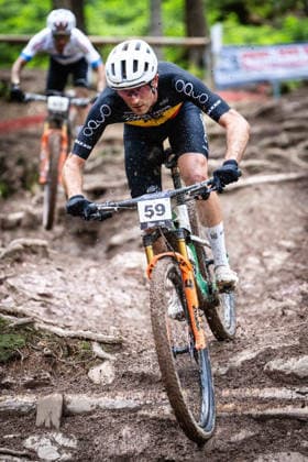 MOUNTAINBIKE - UCI MTB World Series LEOGANG,AUSTRIA,14.JUN.26 - CYCLING, MOUNTAIN BIKE - UCI Mountainbike World Cup, Cross-Country Olympic. Image shows Pierre De Froidmont (BEL).  GEPAxpictures xJulioxArellano
