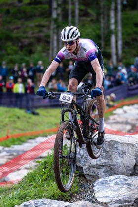 MOUNTAINBIKE - UCI MTB World Series LEOGANG,AUSTRIA,14.JUN.26 - CYCLING, MOUNTAIN BIKE - UCI Mountainbike World Cup, Cross-Country Olympic. Image shows Mario Bair (AUT).  GEPAxpictures xJulioxArellano