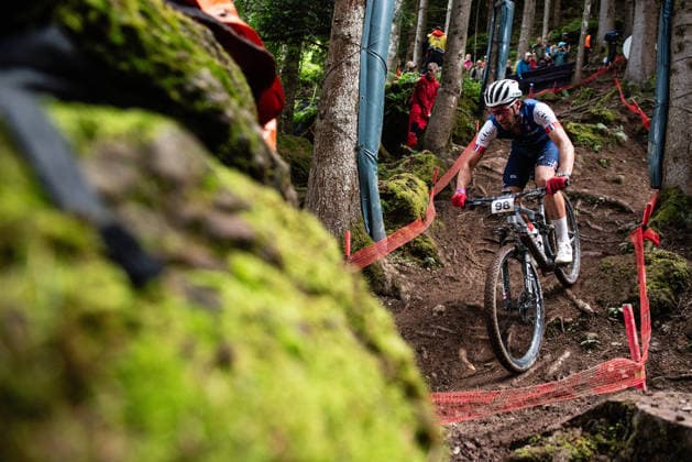 MOUNTAINBIKE - UCI MTB World Series LEOGANG,AUSTRIA,14.JUN.26 - CYCLING, MOUNTAIN BIKE - UCI Mountainbike World Cup, Cross-Country Olympic. Image shows Valentin Remondet (FRA).  GEPAxpictures xJulioxArellano