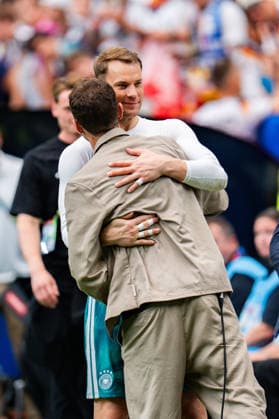 FIFA World Cup 2026, Group E, Match 1, Germany vs Curacao, 14 06 2026 at NRG Stadium in Houston, Texas Manuel Neuer, Thomas Müller Copyright: xBahhoxKarax
