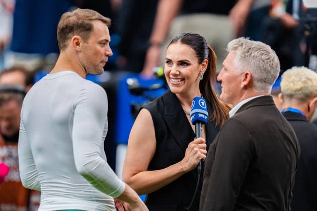 FIFA World Cup 2026, Group E, Match 1, Germany vs Curacao, 14 06 2026 at NRG Stadium in Houston, Texas Manuel Neuer Esther Sedlaczek and Bastian Schweinsteiger Copyright: xBahhoxKarax