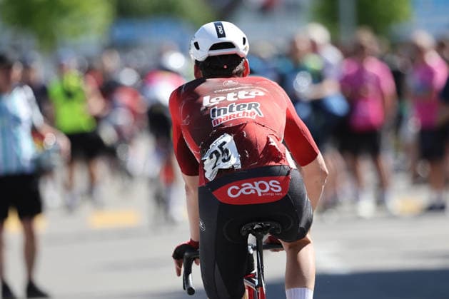 14 06 2026 Leuggern AG , SWITZERLAND, Cycling 62 GP Gippingen Winner Liam Slock BEL Team Lotto Intermarche