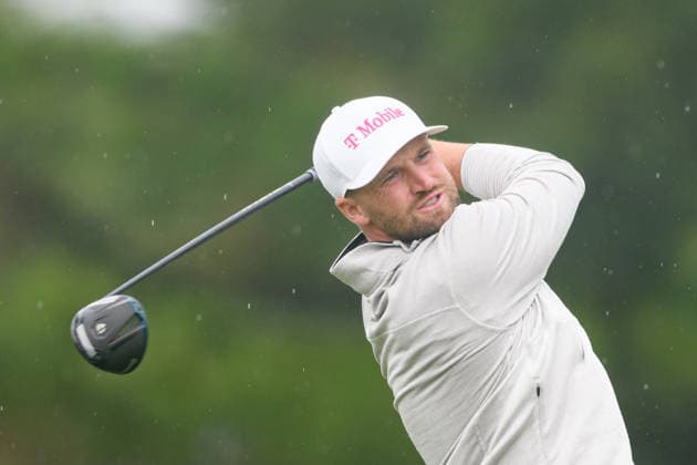 CALEDON, ON - JUNE 14: Wyndham Clark of the United States plays his shot from the second tee during the final round of the RBC Canadian Open 2026 at TPC Toronto at Osprey Valley North Course on June 14, 2026 in Caledon, Ontario. (Photo by Julian Avram Icon Sportswire) GOLF: JUN 14 PGA, Golf Herren RBC Canadian Open EDITORIAL USE ONLY Icon2606140008