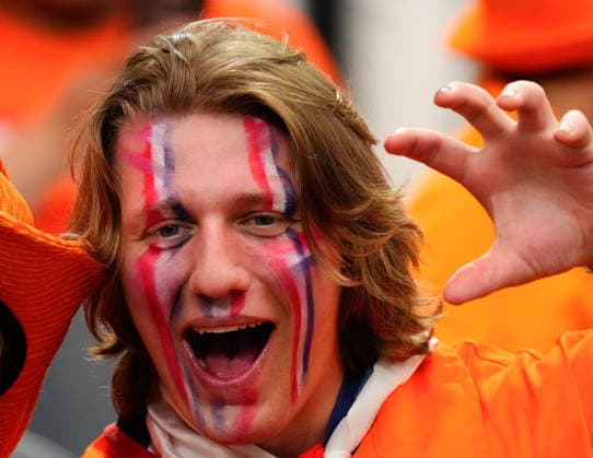 Netherlands v Japan: Group F - FIFA World Cup, WM, Weltmeisterschaft, Fussball 2026 Supporter of Netherlands poses for the photo during the FIFA World Cup 2026 Group F match between Netherlands and Japan at Dallas Stadium on June 14, 2026 in Dallas, Texas. Dallas TX United States  Copyright: xJosexBretonx originalFilename:bretonhernandez-netherla260614_npj02.jpg