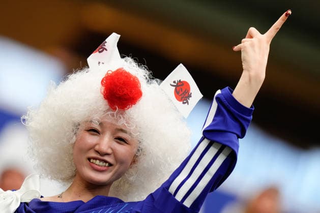 Netherlands v Japan: Group F - FIFA World Cup, WM, Weltmeisterschaft, Fussball 2026 Supporter of Japan poses for the photo during the FIFA World Cup 2026 Group F match between Netherlands and Japan at Dallas Stadium on June 14, 2026 in Dallas, Texas. Dallas TX United States  Copyright: xJosexBretonx originalFilename:bretonhernandez-netherla260614_npV9H.jpg