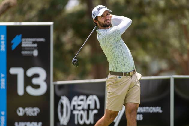 International Series Morocco Golf tournament Julien Sale from France tees off on the 13th hole during the final round of the International Series Morocco Golf tournament in Rabat, Morocco, 14 June 2026. Rabat Morocco  Copyright: xJALALxMORCHIDIx