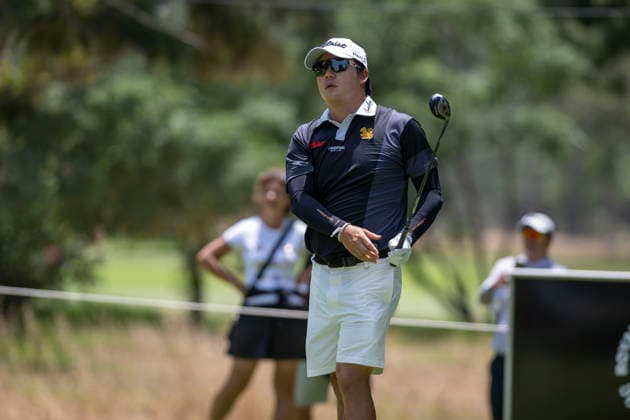 International Series Morocco Golf tournament Suteepat Prateeptienchai from Thailand reacts during the final round of the International Series Morocco Golf tournament in Rabat, Morocco, 14 June 2026. Rabat Morocco  Copyright: xJALALxMORCHIDIx
