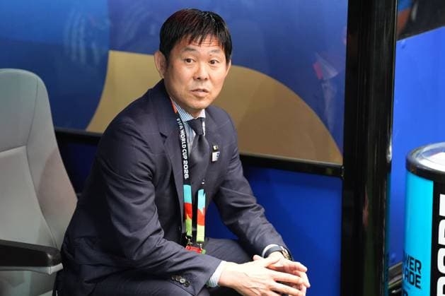 Japan coach Hajime Moriyasu Netherlands v Japan, 2026 FIFA World Cup, WM, Weltmeisterschaft, Fussball Group F, Football, Dallas Stadium, Arlington, Texas, USA - 14 Jun 2026Arlington Dallas Stadium Texas (TX) United States of America EDITORIAL USE ONLY No use with unauthorised audio, video, data, fixture lists, club league logos or live services. Online in-match use limited to 120 images, no video emulation. No use in betting, games or single club league player publications.  Copyright: xIsmaelxAdnan Shutterstockx 16927680y