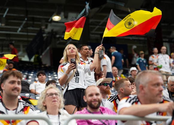 Fans of the German national team gather around the stadium before the group match against Curacao USA, FIFA World Cup, Germany vs Curacao, Houston, 14 06 2026 USA, FIFA World Cup, Germany vs Curacao, Houston, 14 06 2026 Houston Copyright: xEibner-Pressefoto ScottxColemanx EP_SCN