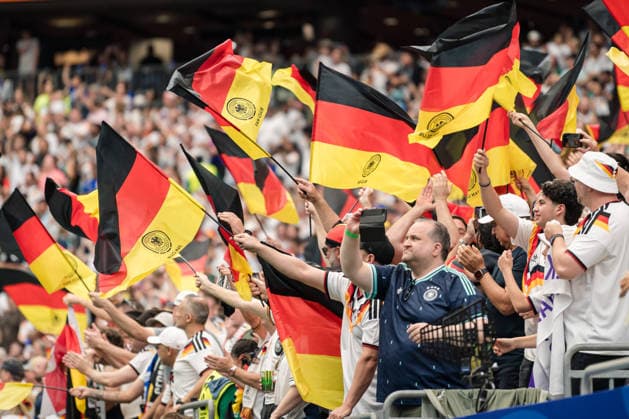 June 14, 2026: Germany fans support their team during the FIFA World Cup, WM, Weltmeisterschaft, Fussball 2026 Group E between Germany and CuraÂao at Houston Stadium in Houston, Texas, USA, on June 14, 2026. - ZUMAp213 20260614_znp_p213_022 Copyright: xLynnxPenningtonx