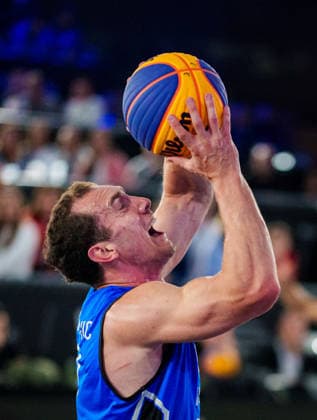 BASKETBALL - FIBA 3x3 World Tour VIENNA,AUSTRIA,14.JUN.26 - BASKETBALL - FIBA 3x3 World Tour. Image shows Stefan Milivojevic (SRB).  GEPAxpictures xEdgarxEisner