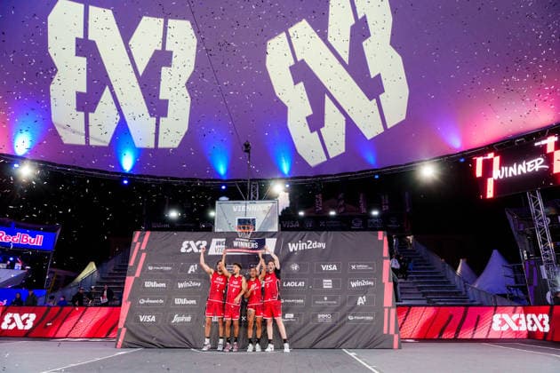 BASKETBALL - FIBA 3x3 World Tour VIENNA,AUSTRIA,14.JUN.26 - BASKETBALL - FIBA 3x3 World Tour. Image shows the team of NED.  GEPAxpictures xEdgarxEisner