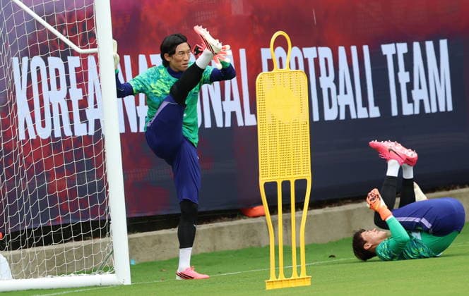 Football, FIFA World Cup 2026, South Korea national team, Training