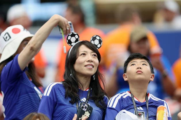 Netherlands v Japan: Group F - FIFA World Cup, WM, Weltmeisterschaft, Fussball 2026 DALLAS, TEXAS - JUNE 14: Fans of Japan during the FIFA World Cup 2026 Group F match between Netherlands and Japan at Dallas Stadium on June 14, 2026 in Dallas, Texas.  SanjinxStrukic PIXSELL
