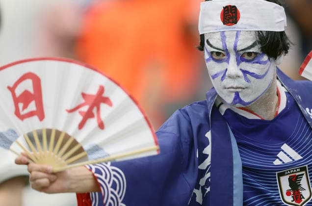 Netherlands v Japan: Group F - FIFA World Cup, WM, Weltmeisterschaft, Fussball 2026 DALLAS, TEXAS - JUNE 14: Fans of Japan during the FIFA World Cup 2026 Group F match between Netherlands and Japan at Dallas Stadium on June 14, 2026 in Dallas, Texas.  SanjinxStrukic PIXSELL