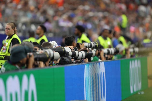 Netherlands v Japan: Group F - FIFA World Cup, WM, Weltmeisterschaft, Fussball 2026 DALLAS, TEXAS - JUNE 14: Photographers during the FIFA World Cup 2026 Group F match between Netherlands and Japan at Dallas Stadium on June 14, 2026 in Dallas, Texas.  SanjinxStrukic PIXSELL