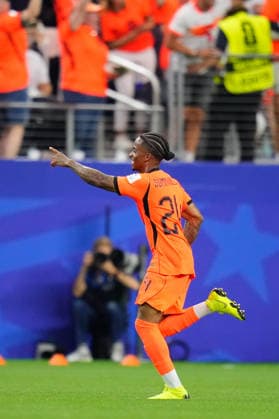 Netherlands v Japan - FIFA World Cup, WM, Weltmeisterschaft, Fussball 2026 - Group F ARLINGTON, UNITED STATES - JUNE 14: Crysencio Summerville of Netherlands celebrates a goal during the 2026 FIFA World Cup First Stage Group F match between Netherlands and Japan at Dallas Stadium in Arlington, Texas, United States on June 14, 2026. Jose Hernandez Anadolu Texas United States. Editorial use only. Please get in touch for any other usage.  Copyright: x2026xAnadoluxJosexHernandezx