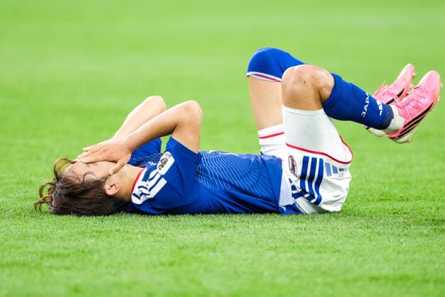 Takefusa Kubo of Japan reacts during a FIFA Men’s World Cup 2026 Group Stage football match between Netherlands and Japan at Dallas Stadium, in East Rutherford on June 14th 2026 (Photo by Alexandra Fechete SPP)  Copyright: xAlexandraxFechete SPPx Sportspressphoto_SPR166710