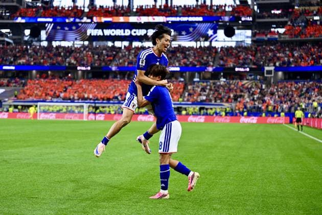Keito Nakamura (JPN), JUNE 14, 2026 - Football Soccer : FIFA World Cup, WM, Weltmeisterschaft, Fussball 2026 Group F match between Netherlands - Japan at Dallas Stadium in Arlington, Texas, USA.  aflo_334452686 KenjiroxMatsuox